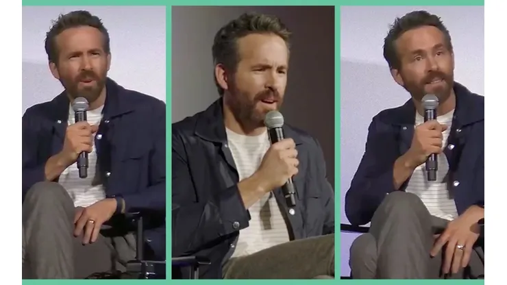 Ryan Reynolds en el evento de Netflix por El Proyecto Adam.