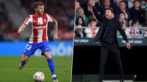 Kieran Trippier echa al agua al Cholo Simeone por llamarlo cuando ya estaba durmiendo...