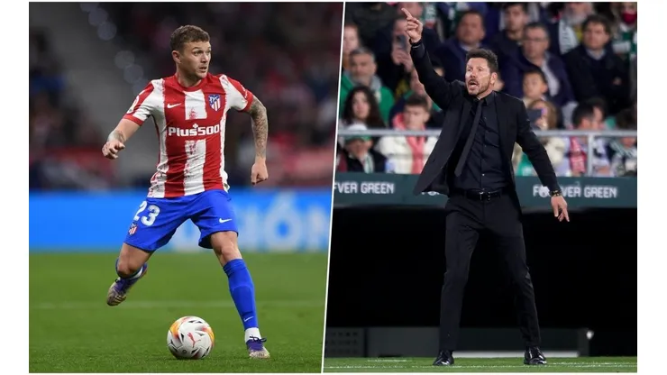 Kieran Trippier echa al agua al Cholo Simeone por llamarlo cuando ya estaba durmiendo...