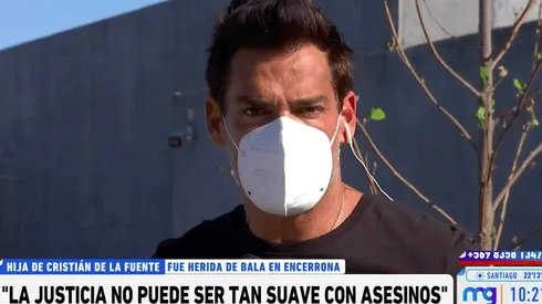 Cristián de la Fuente en el contacto con Mucho Gusto.