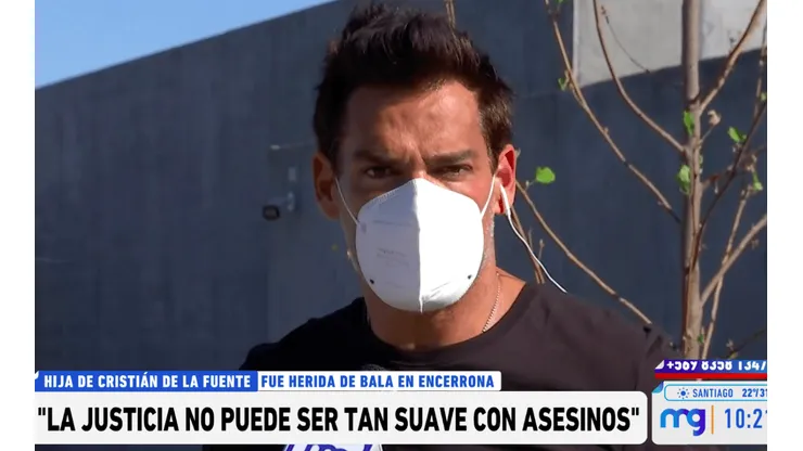 Cristián de la Fuente en el contacto con Mucho Gusto.