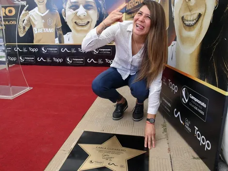 Histórica: La Jefa recibe estrella en el Paseo de la Fama del fútbol chileno