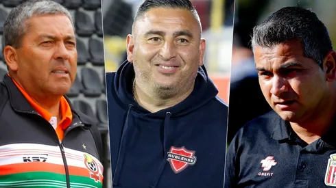 Gustavo Huerta, Jaime García y Damián Muñoz están a la cabezas del Campeonato Nacional con Cobresal, Ñublense y Curicó Unido