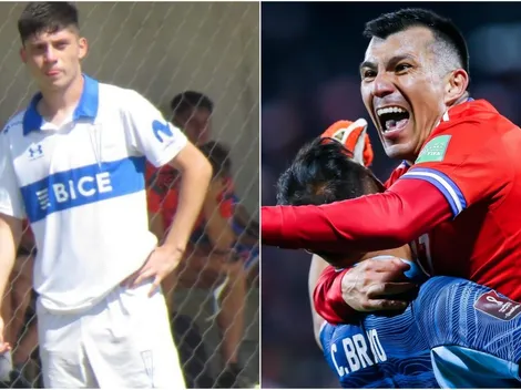 Gary Medel se emociona al ver jugar a su hijo en la UC