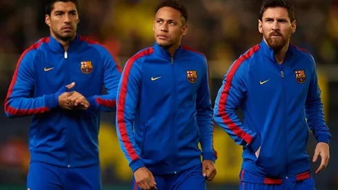 Luis Suárez no dudó en defender a Lionel Messi y Neymar.