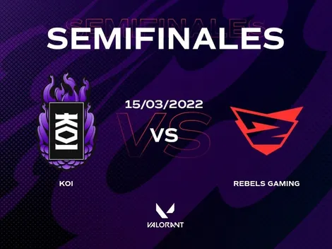 KOI enfrentará a Rebels Gaming en las semifinales de la Valorant Spain: Rising
