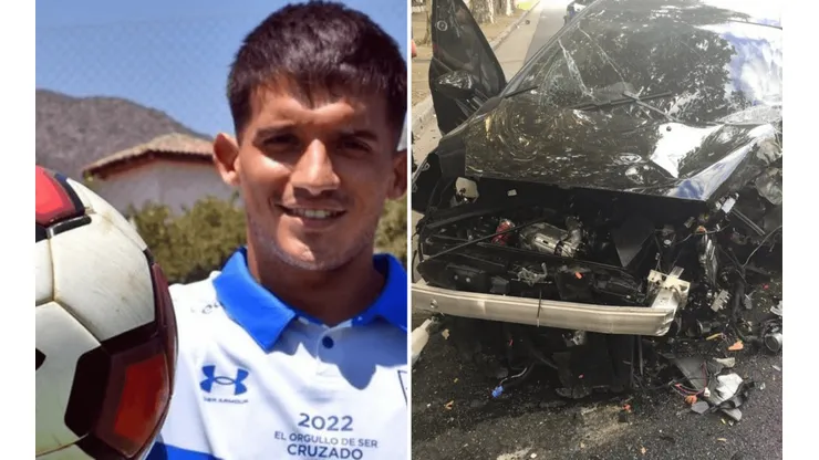 Así había quedado el auto de Yamil Asad en su accidente de 2017.