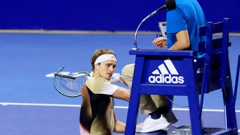 El momento en que Zverev ataca al juez de silla en Acapulco