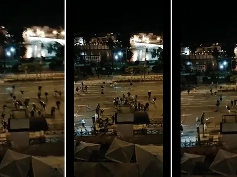 Esto no pasa en Europa: Golpiza de hinchas en Sevilla