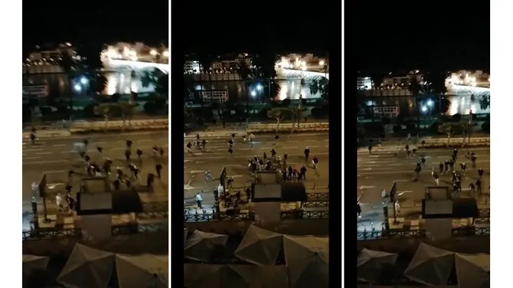 Una violenta pelea se protagonizó en las calles de Sevilla.
