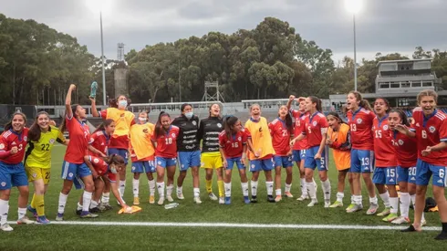 El jolgorio de la Roja Fem Sub 17 tras clasificar en el Sudamericano