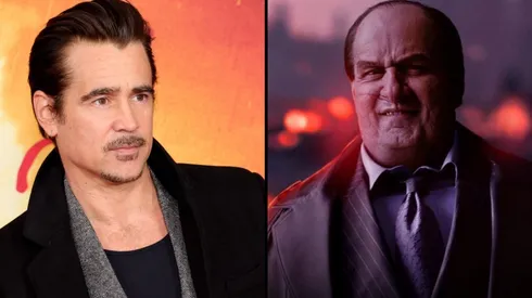 Colin Farrel estuvo irreconocible en The Batman.