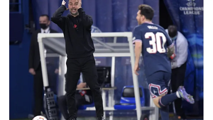 Josep Guardiola y Lionel Messi se enfrentaron en esta temporada.