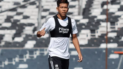 Vaca marcó uno de los goles de Colo Colo en amistoso