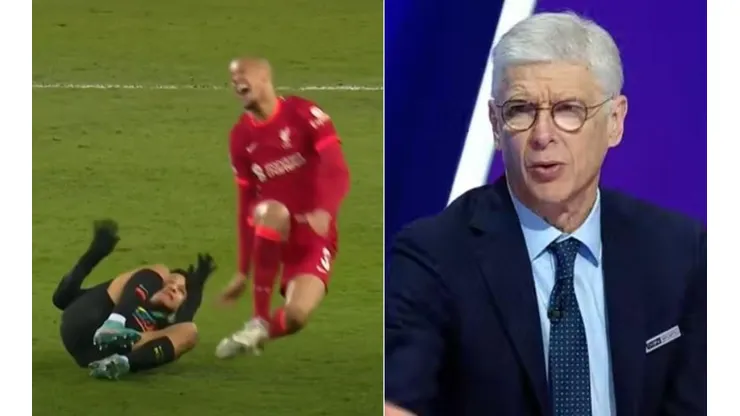 Wenger defendió a su ex pupilo tras la patada a Fabinho