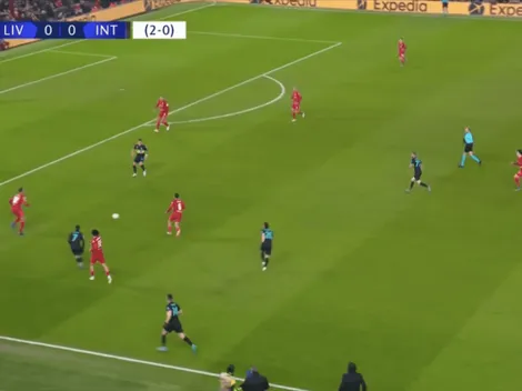 Alexis asiste a Lautaro para el primer gol de Inter