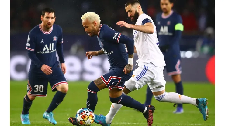 Neymar entró en la segunda parte del duelo de ida