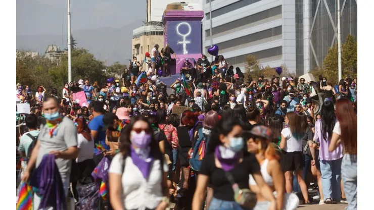 Día Internacional de La Mujer 8M en Santiago