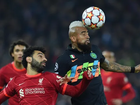 Los infernales números de Vidal en el duelo ante Liverpool