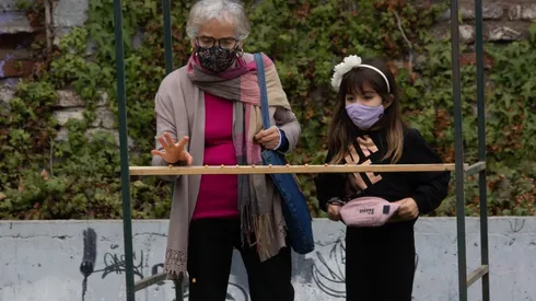 Votaci�n en Liceo de Aplicaci�n