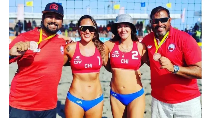 Fran Rivas y Chris Vorpahl ganan el bronce en vóleibol playa en Perú