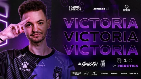 KOI quedó con un marcador de 9-8 en la competición