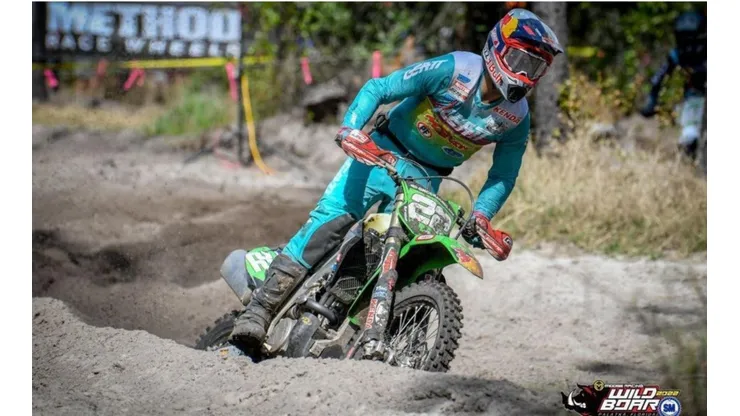 Benja Herrera lo sigue dando todo en el GNCC y va por una nueva fecha este fin de semana.