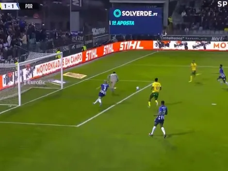 ¡Goool! Juan Delgado le anotó al Porto con gran definición