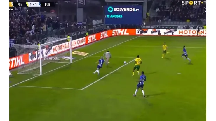 El momento del gol del chileno Juan Delgado