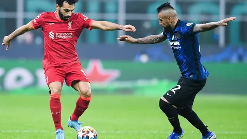 Arturo Vidal fue titular en el duelo de ida jugado en el Giuseppe Meazza.