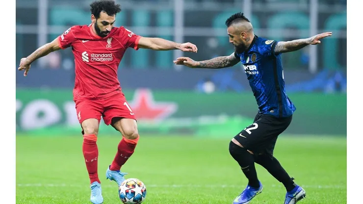 Arturo Vidal fue titular en el duelo de ida jugado en el Giuseppe Meazza.