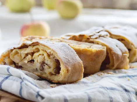 ¿Cómo preparar strudel de manzana vegano?