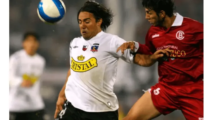 Mario Cáceres jugando por Colo Colo
