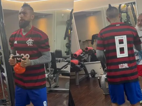 Vidal sorprende en redes con nuevo coqueteo al Flamengo
