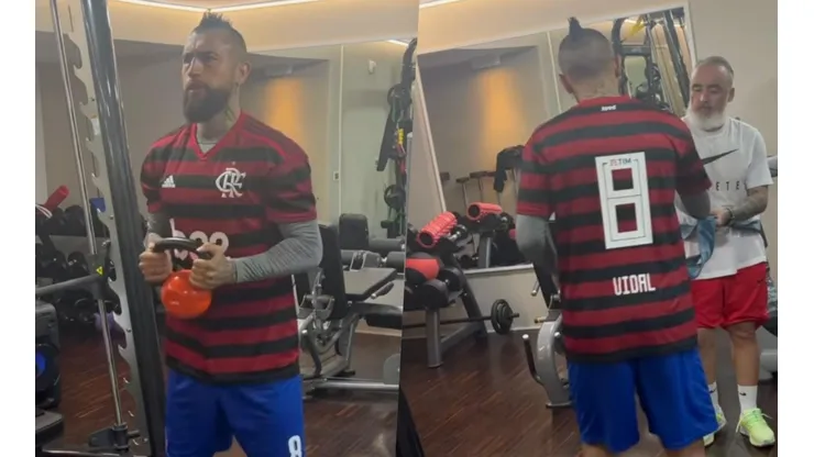 El King volvió a compartir un registro en sus redes con el que dio a entender que quiere seguir su carrera en el gigante brasileño.