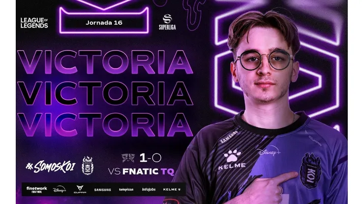 KOI quedó con un marcador de 8-8