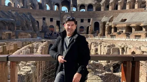 Marcelo Salas disfruta sus vacaciones en Roma