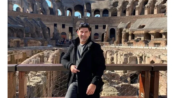 Marcelo Salas disfruta sus vacaciones en Roma