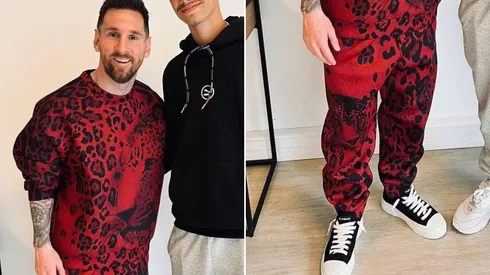 La Pulga posó con un outfit D&G.