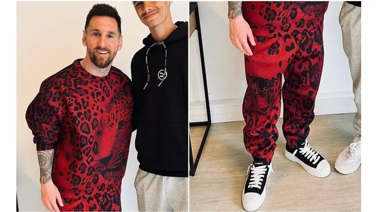 La Pulga posó con un outfit D&G.