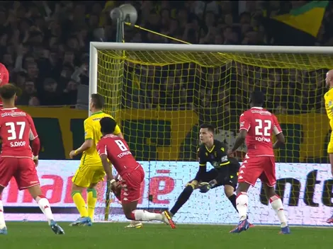 Gol de Maripán con tremendo cabezazo frente a Nantes