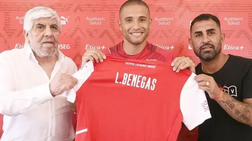 Benegas es alabado por el cuerpo técnico de Independiente