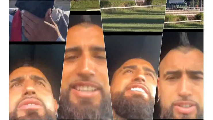 Arturo Vidal manifestó su molestia con los hinchas italianos en modo hater que ingresaron a su transmisión por Instagram