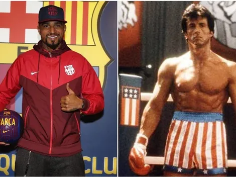 Kevin-Prince Boateng da el salto a la TV junto a Sylvester Stallone