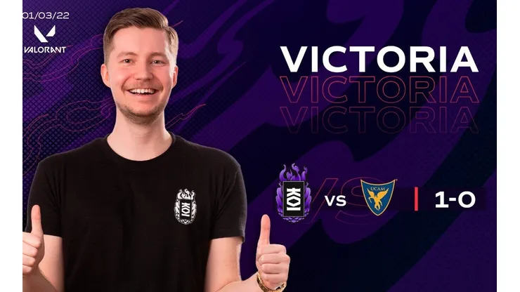 KOI está con un marcador de 6-1 en la competición
