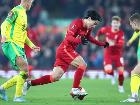 Triunfo y clasificación de Liverpool contra Norwich en la FA Cup