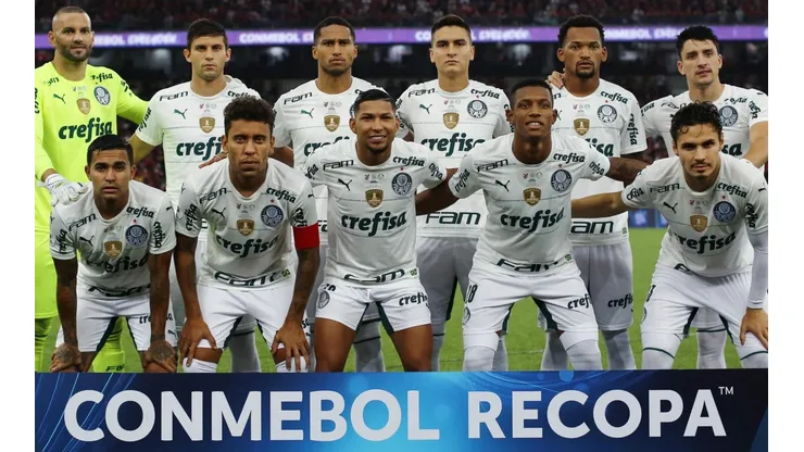 Benjamín Kuscevic fue titular en el verdao en el duelo de ida de la Recopa Sudamericana.