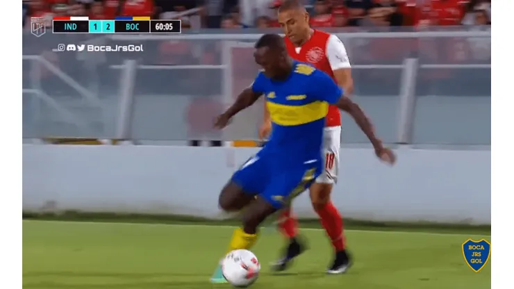 Leandro Benegas vivió su estreno en el fútbol argentino