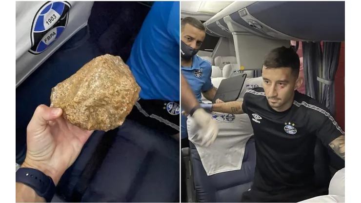 El plantel de Gremio fue agredido en su arribo a Beira Rio.