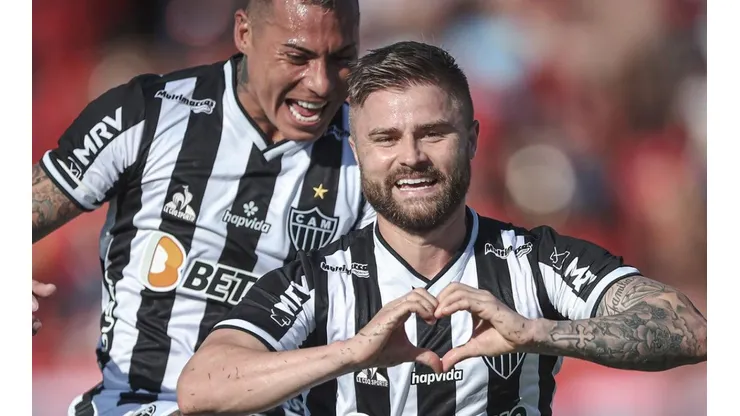 Eduardo Vargas aportó con una asistencia para el triunfo del Mineiro